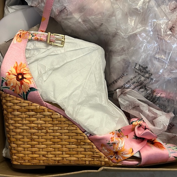 Jessica Simpson Shoes - Jessica Simpson Delirah Wedges Sandal - multi color - styled with bow detail